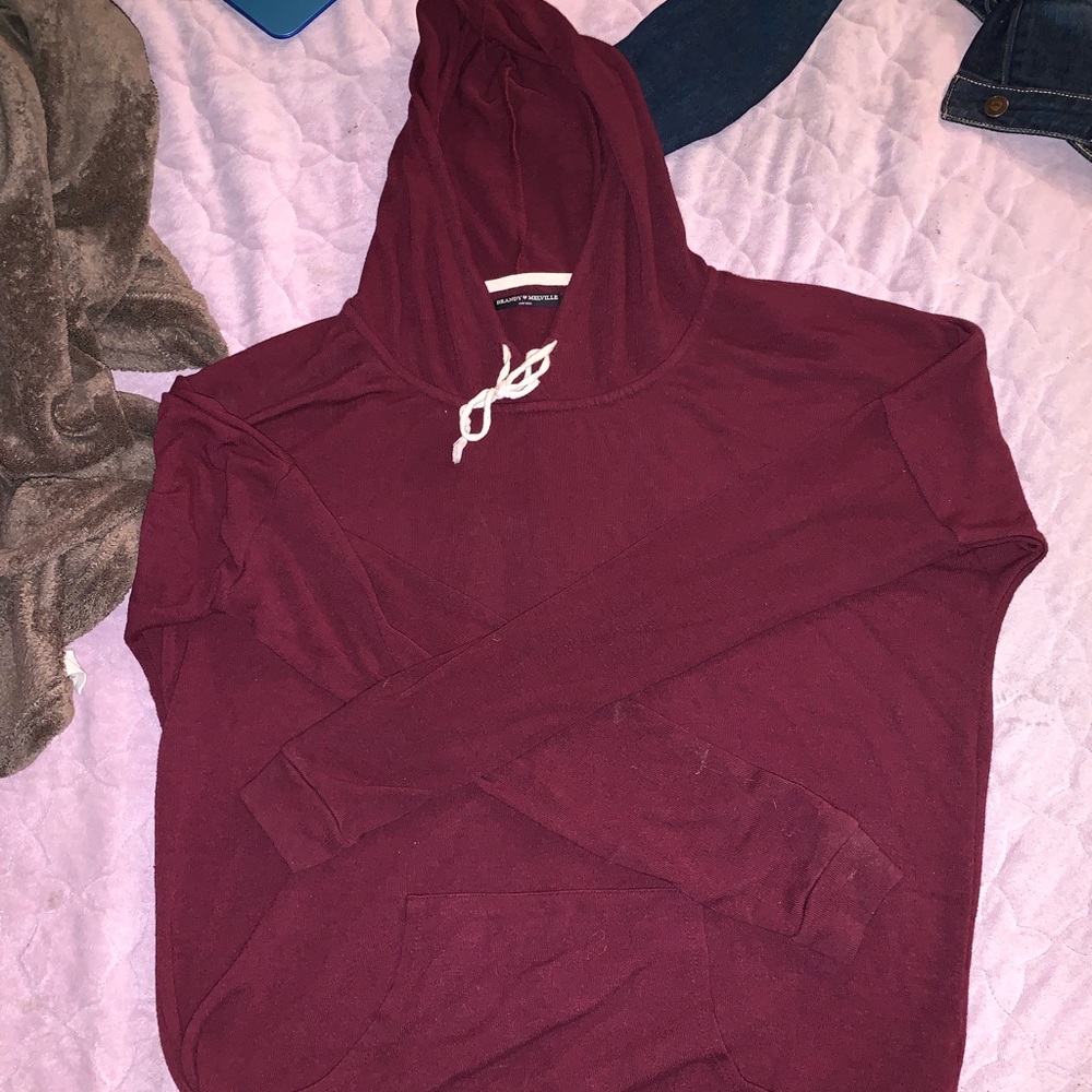 Brandy Melville maroon sweater
